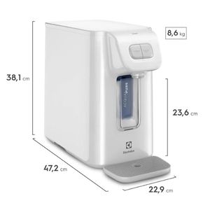 Purificador Electrolux Experience Água Fria. Natural e Gelada com Compressor Branco (PC01B)