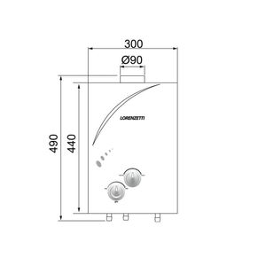 Aquecedor-de-Agua-a-Gas-Gn-LZ750BP-75-Litros